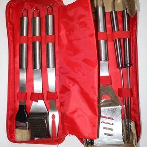 Chefmate 12 pc. Stainless Steel Barbecue Tool Set